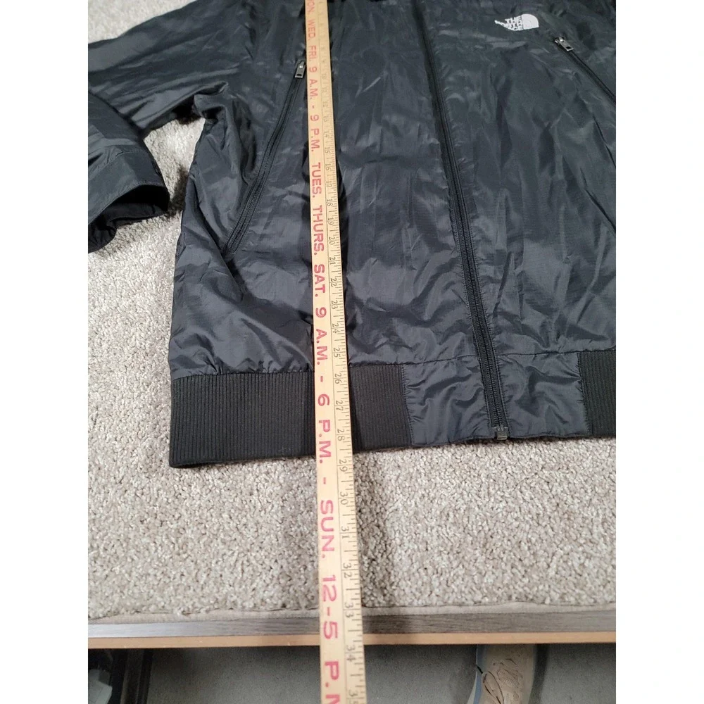 The North Face Jacket Size XL Black Mens Hooded Ski Full Zip Outdoors Trail Hike